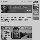 HORIZONT Patrick Utz