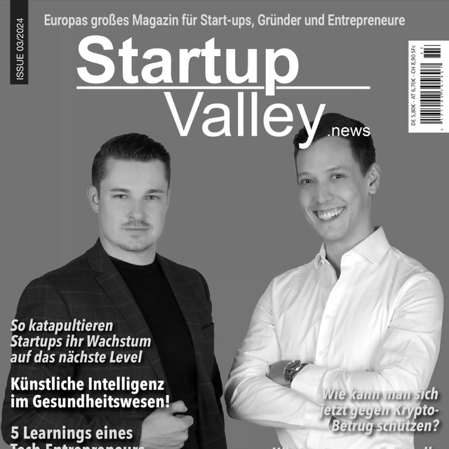 Startup Valley Titelblatt Patrick Utz